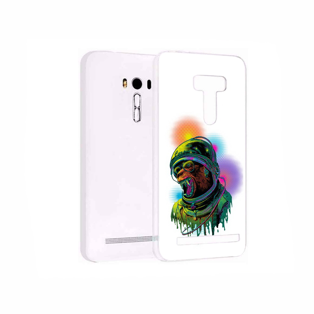 

Чехол MyPads Tocco для Asus ZenFone 2 Laser (ZE550KL) медведь космонавт, Прозрачный, Tocco