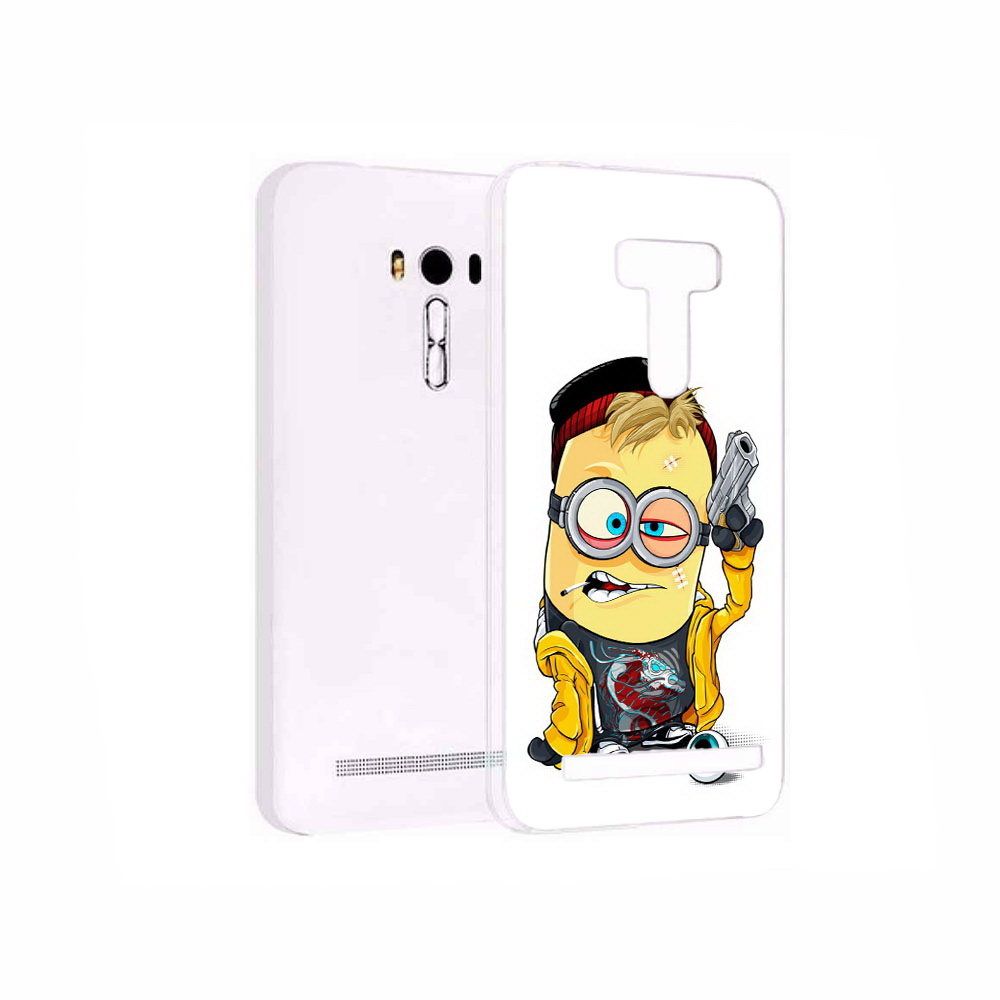 

Чехол MyPads Tocco для Asus ZenFone 2 Laser (ZE550KL) миньон бандит, Прозрачный, Tocco