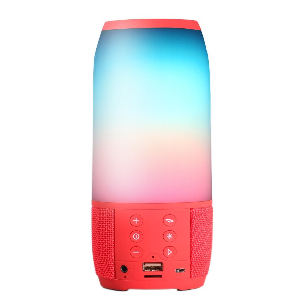 Портативная колонка Poco case Pulse 3 Fusion With Light Red