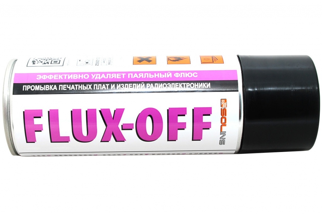 Отмывочная жидкость Solins FLUX OFF 400ml От флюса аэрозоль