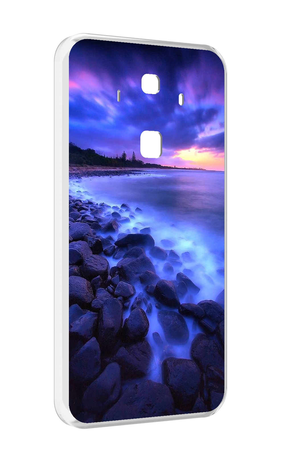 

Чехол MyPads неоновый берег для Huawei Mate 10 Pro, Прозрачный, Tocco