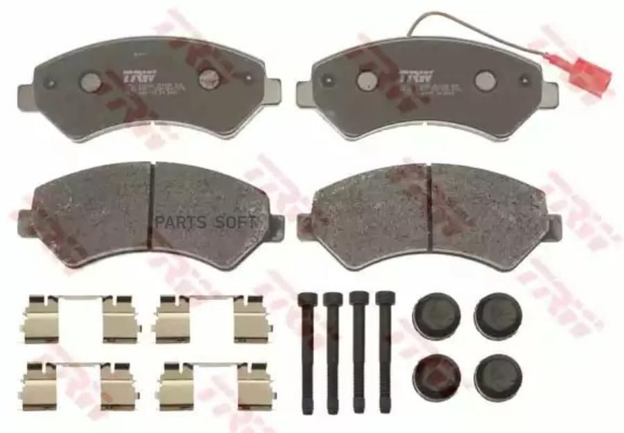 

Колодки Тормозные Peugeot Boxer Citroen Jumper Fiat Ducato (06-) Передние (4Шт.) Trw Gdb17