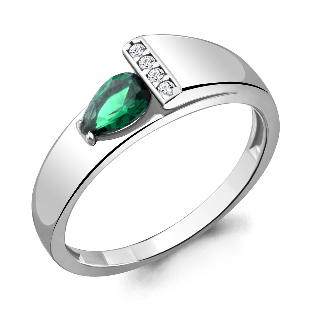 

Кольцо из серебра р. 18,5 AQUAMARINE 68786Г_925_р, 68786Г_925_р