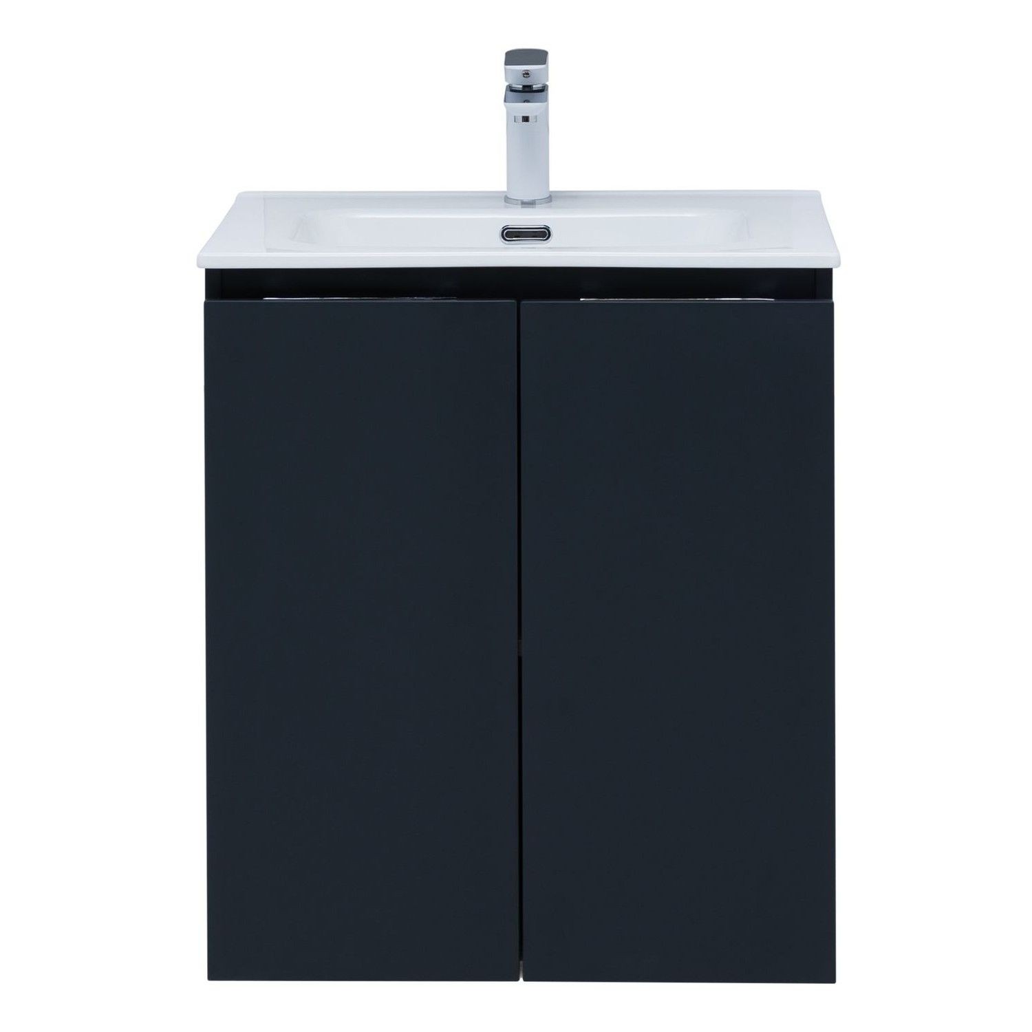 

Тумба под раковину Aquanet Алвита New 60 2 дверцы, антрацит, Серый, Alvita new 2 dvertcy