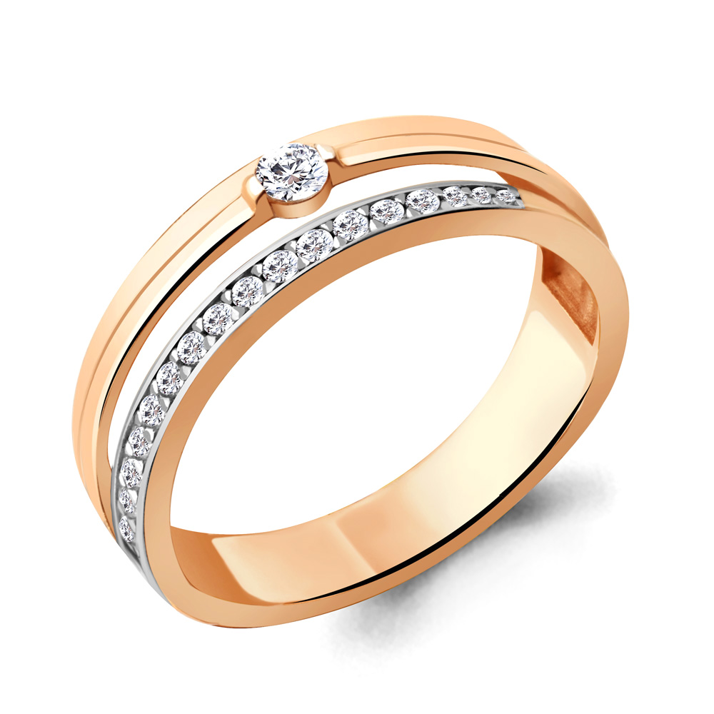 

Кольцо из серебра р. 17,5 AQUAMARINE 67294А_925_з, 67294А_925_з