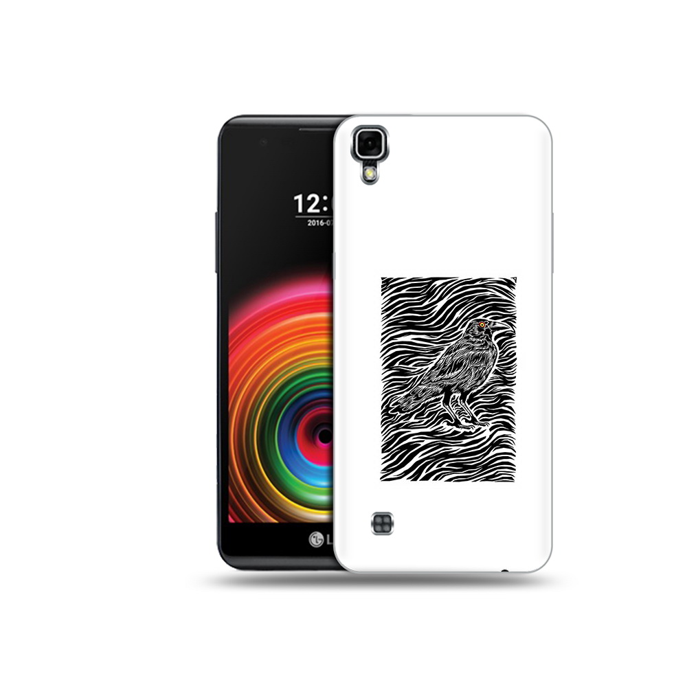 

Чехол MyPads Tocco для LG X Power ворон в абстракции, Прозрачный, Tocco