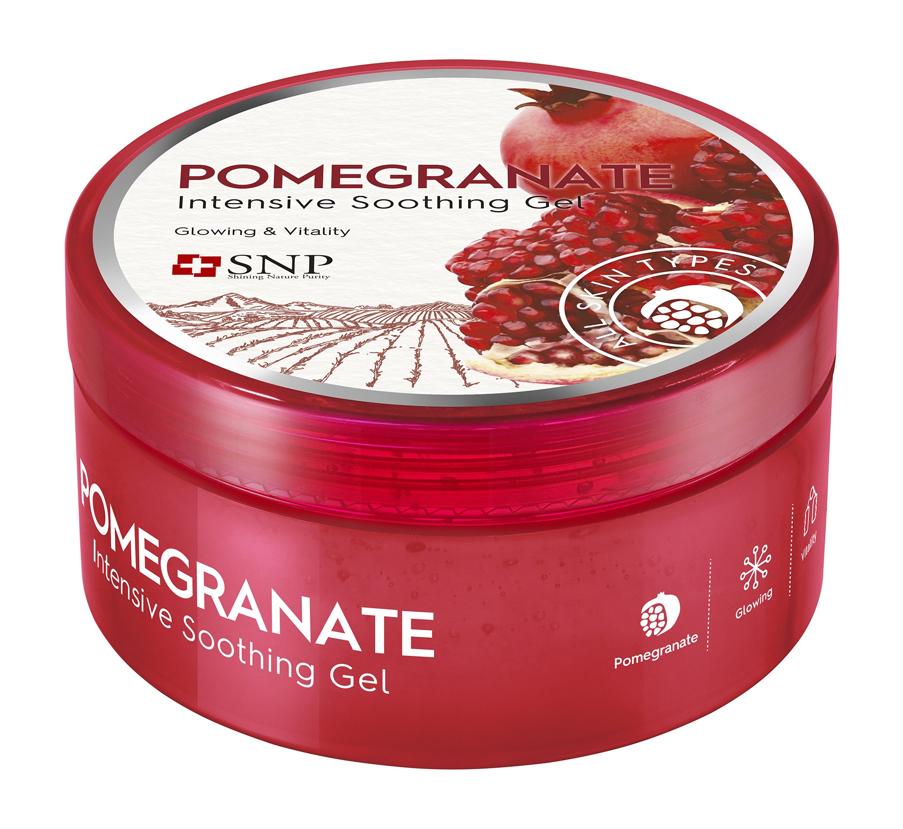 фото Snp pomegranate intensive soothing gel