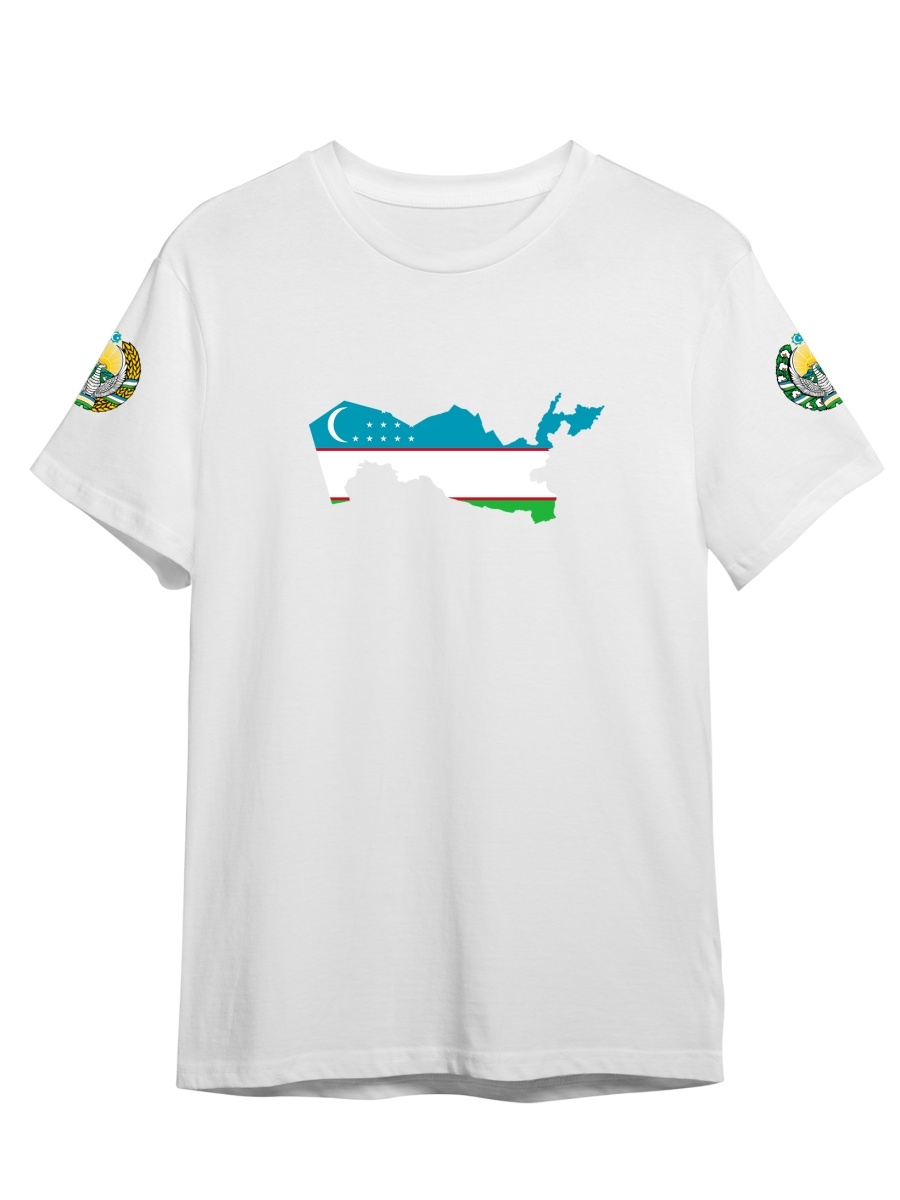 

Футболка унисекс СувенирShop Узбекистан/Ташкент 2 белая 2XL (52-54), "Узбекистан/Ташкент" 2