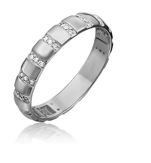 

Кольцо из белого золота с фианитом р. 16,5 PLATINA jewelry 01-1791-00-401-1120-32, 01-1791-00-401-1120-32