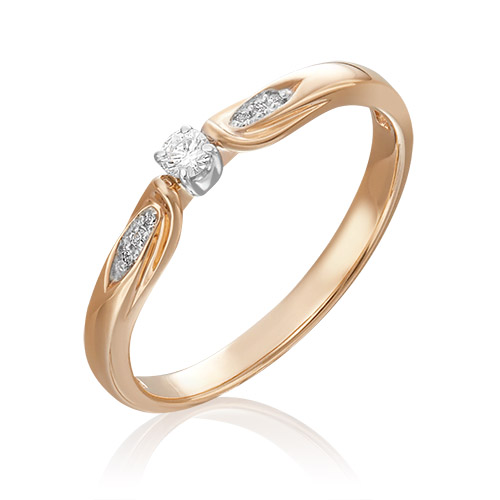 

Кольцо из золота с бриллиантом р. 15,5 PLATINA jewelry 01-4970-00-101-1111-30, 01-4970-00-101-1111-30