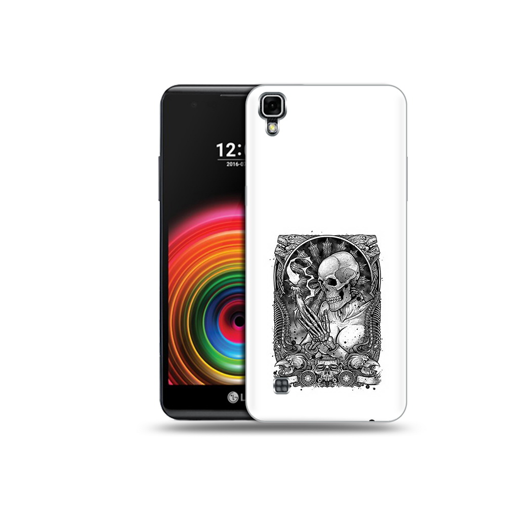 

Чехол MyPads Tocco для LG X Power девушка скелет, Прозрачный, Tocco