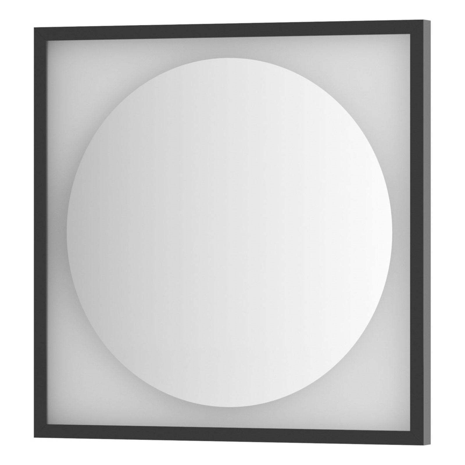 

Зеркало настенное Defesto Еclipse 60 х 60 см с LED подсветкой, Черный