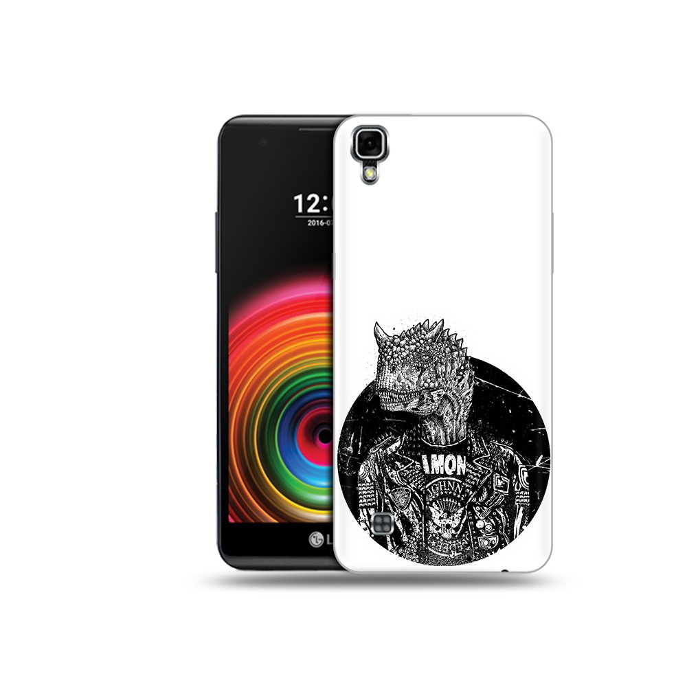 

Чехол MyPads Tocco для LG X Power динозавр в куртке, Прозрачный, Tocco