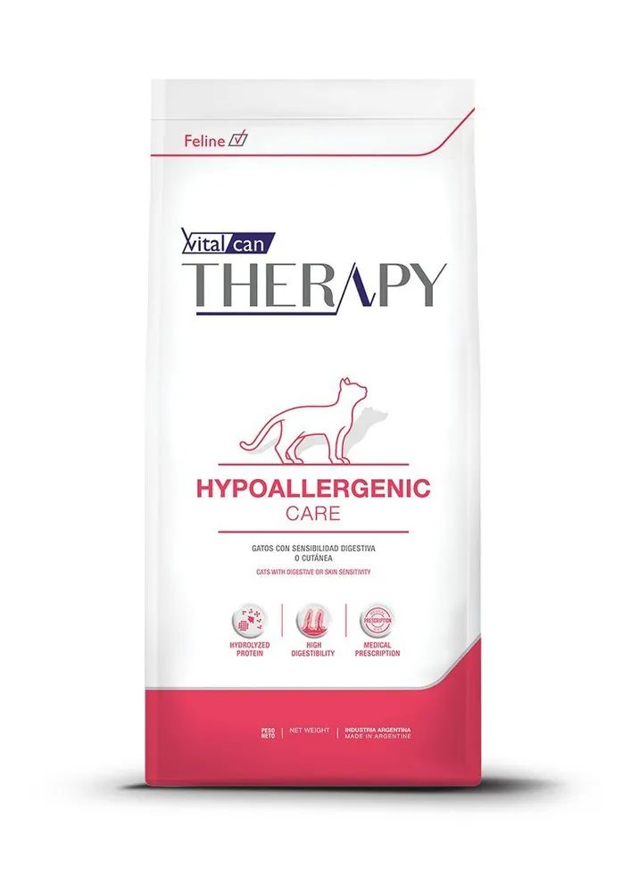 Сухой корм для кошек Vitalcan Therapy Feline Hypoallergenic Care при аллергии, 0,4кг