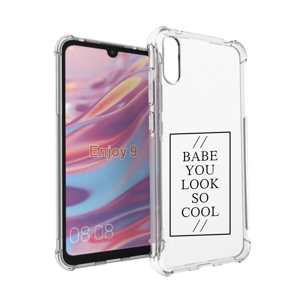 

Чехол бампер MyPads ты-выглядишь-очень-круто для Huawei Enjoy 9, Прозрачный, Tocco
