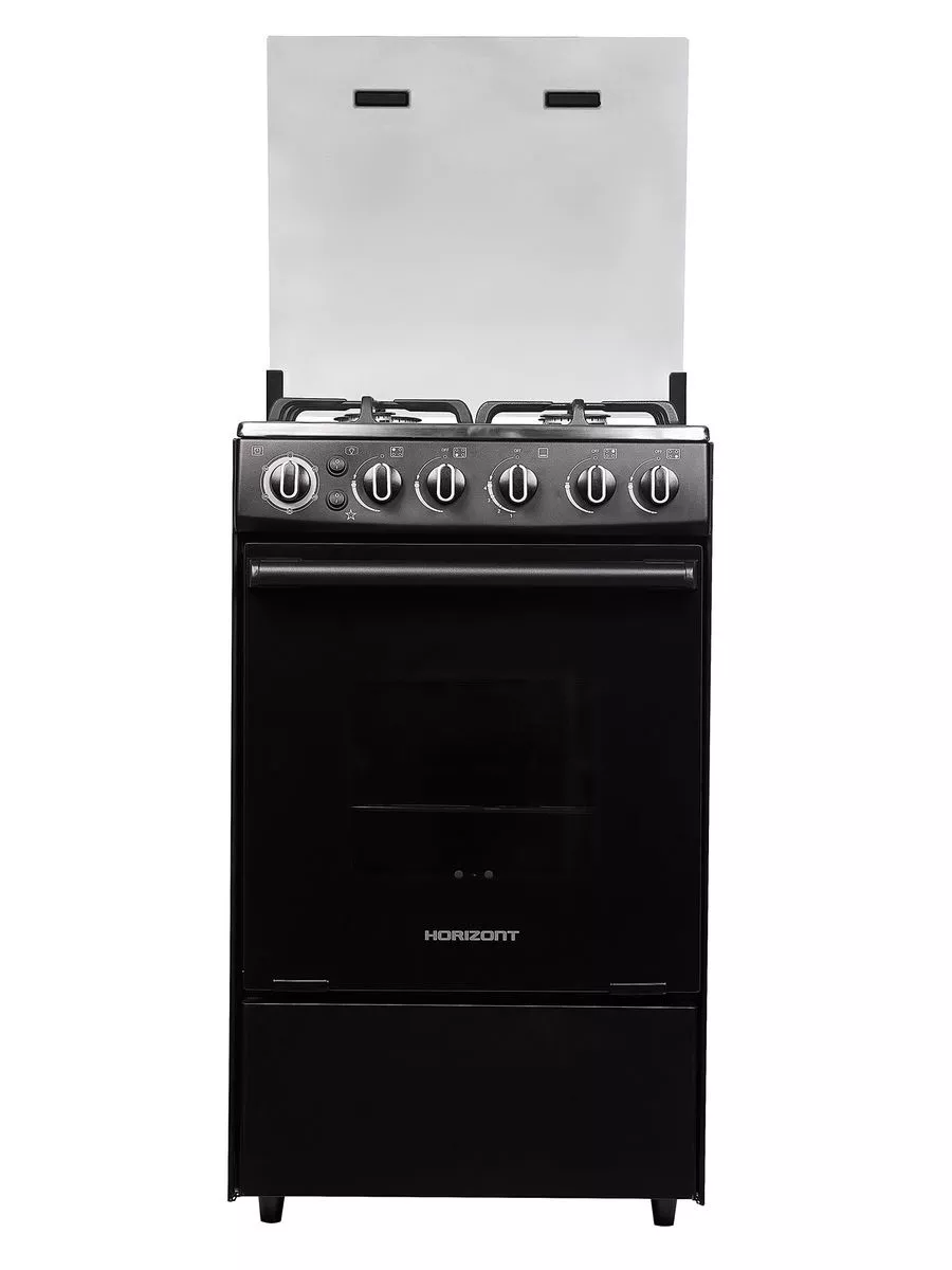 

Газовая плита HORIZONT GS-3B черный, GS-3B
