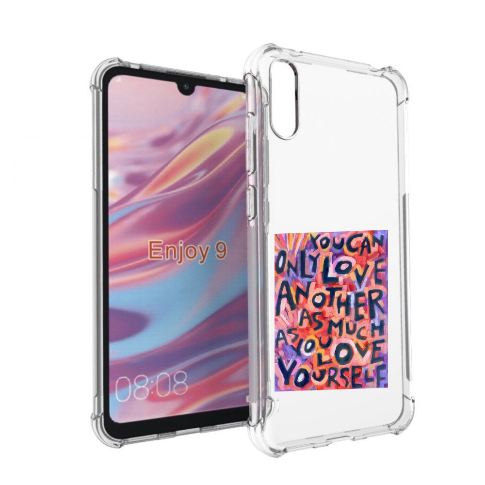 

Чехол бампер MyPads ты-можешь-только-любить для Huawei Enjoy 9, Прозрачный, Tocco