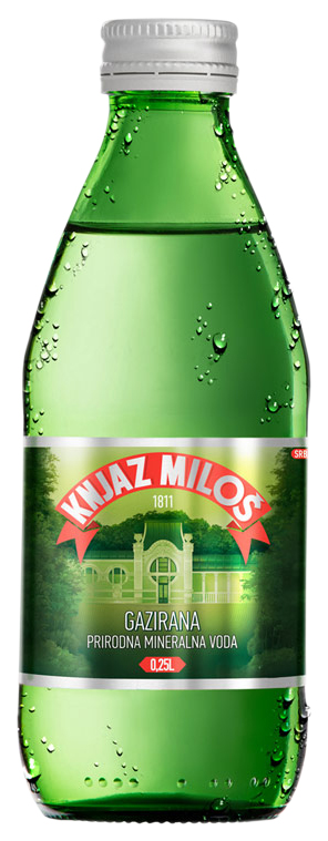 

Вода питьевая минеральная Knjaz Milos газированная 0,25 л