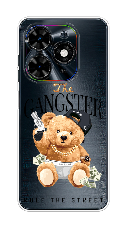 

Чехол на Tecno Spark Go 2024 "The Gangster", Бежевый;серый;черный, 304650-1