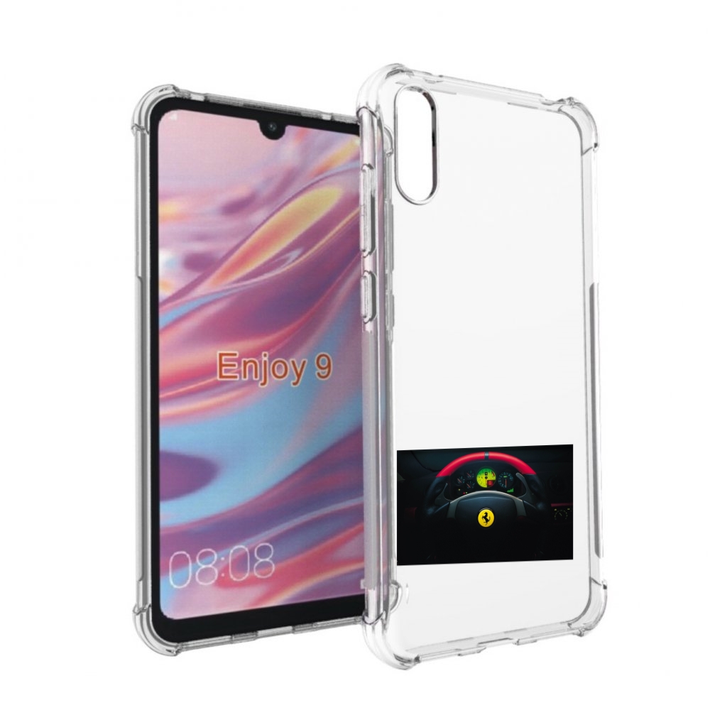 

Чехол бампер MyPads феррари ferrari 2 для Huawei Enjoy 9, Прозрачный, Tocco