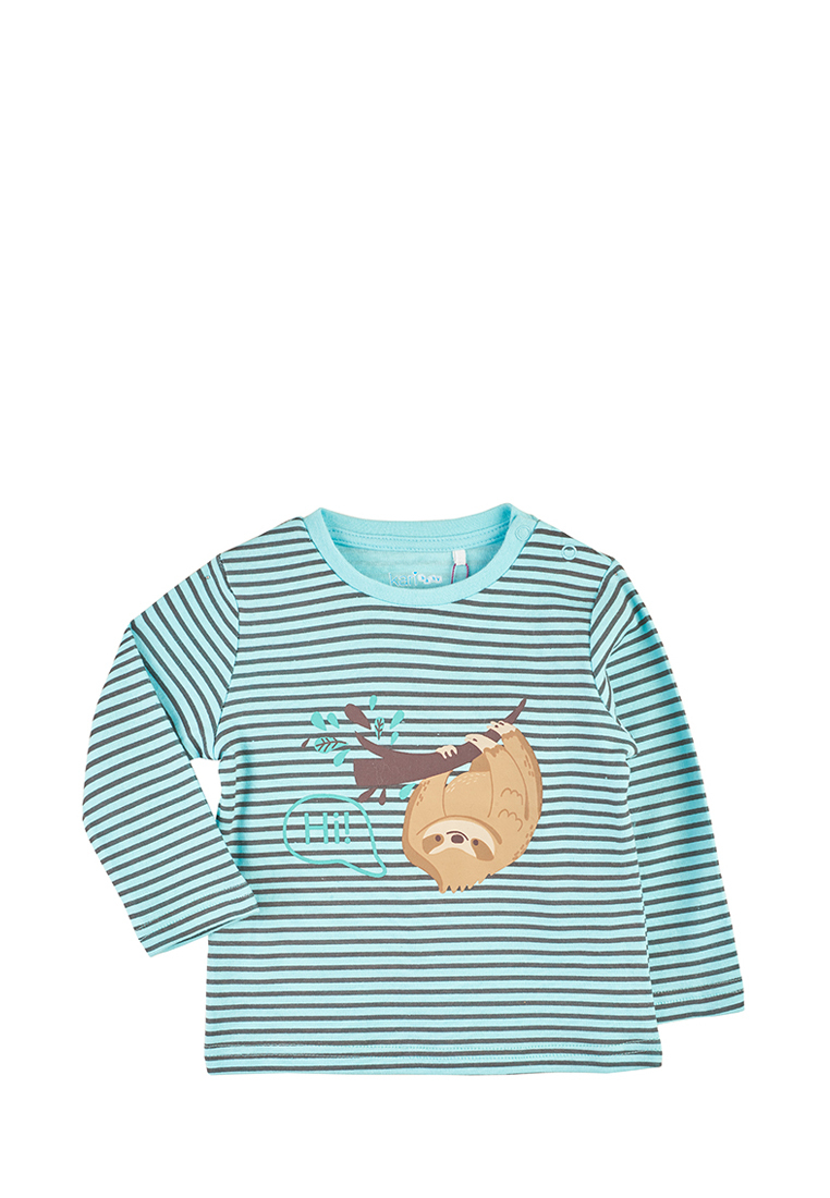 

Лонгслив детский Kari baby AW19B12503713 цв. бирюзовый р. 80, AW19B12503713