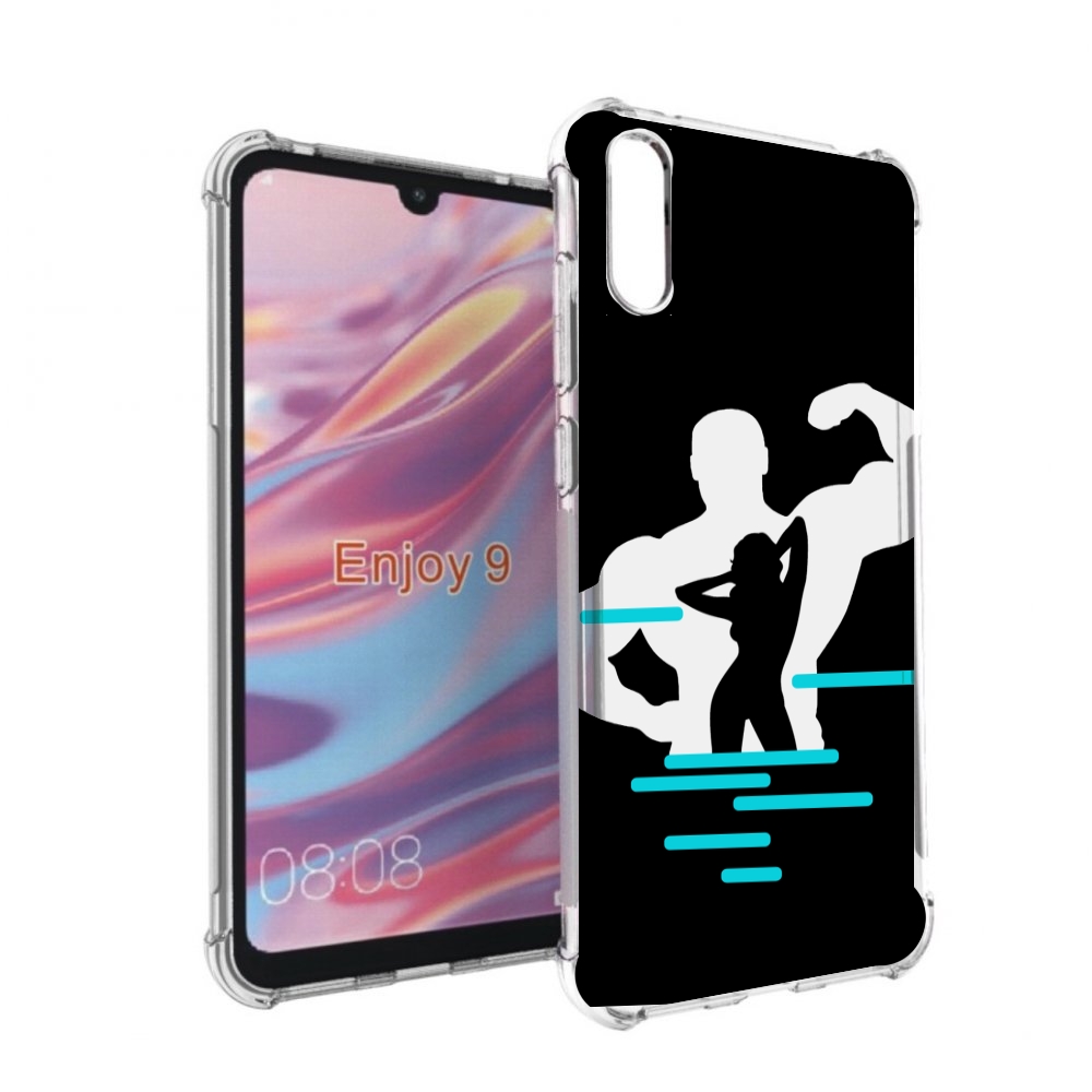 

Чехол бампер MyPads фитнес-тренировка для Huawei Enjoy 9, Прозрачный, Tocco