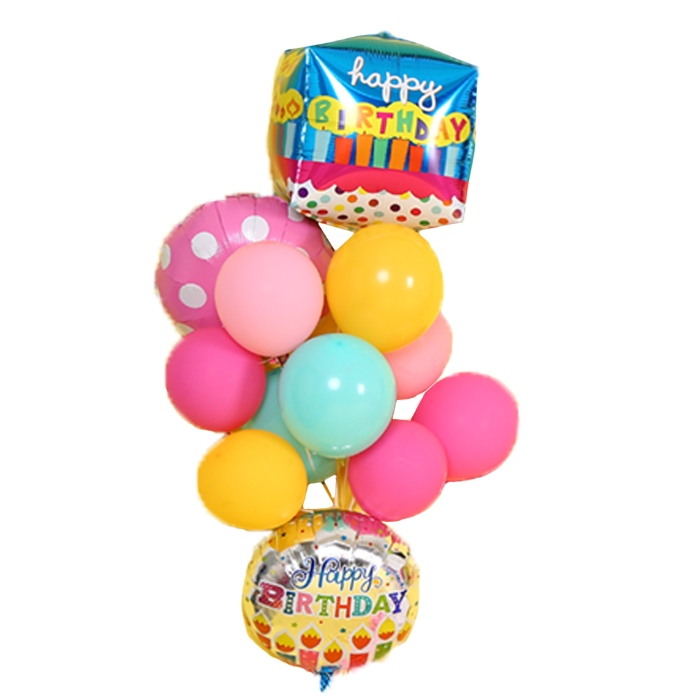Набор шаров Diligence party С днем рождения! DP-BLLN-09 набор шаров с днем рождения в упаковке с хедером 10шт