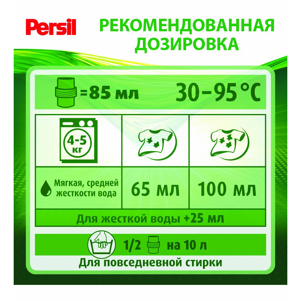 фото Жидкое средство для стирки persil sensitive 1,95 л