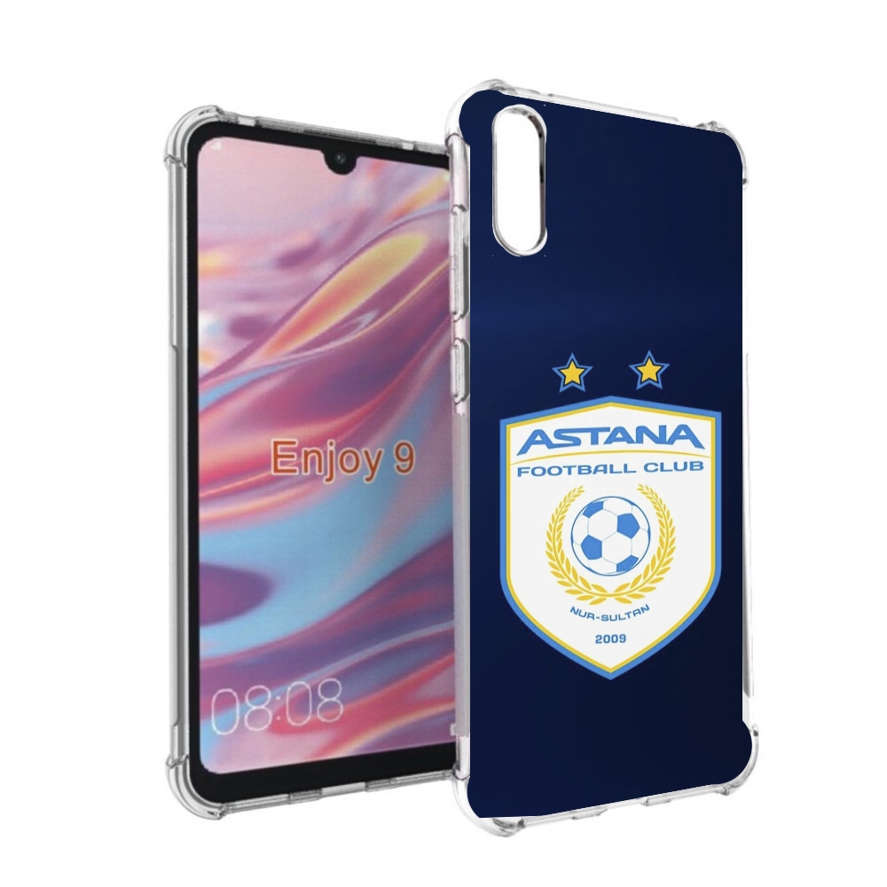 

Чехол бампер MyPads фк астана нур султан для Huawei Enjoy 9, Прозрачный, Tocco