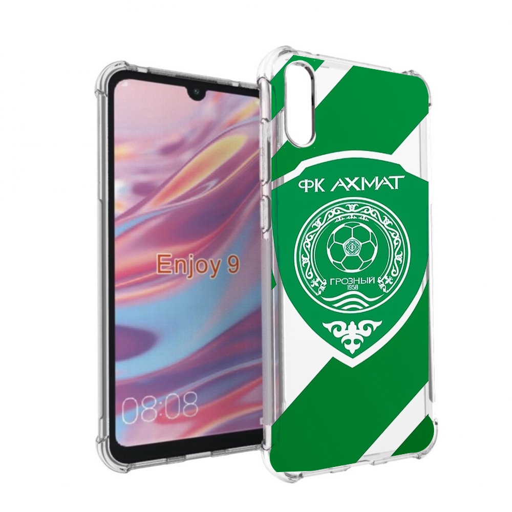 

Чехол бампер MyPads фк ахмат грозныи мужской для Huawei Enjoy 9, Прозрачный, Tocco