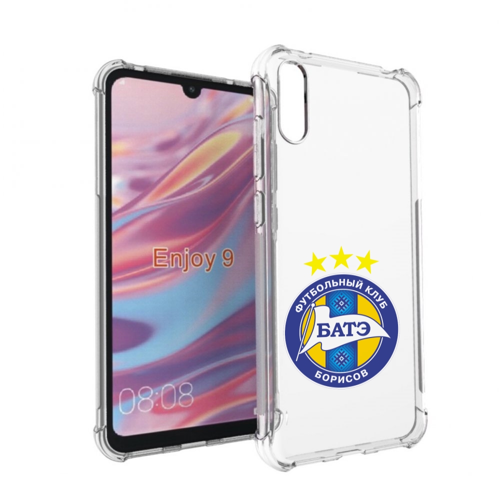 

Чехол бампер MyPads фк батэ борисов мужской для Huawei Enjoy 9, Прозрачный, Tocco