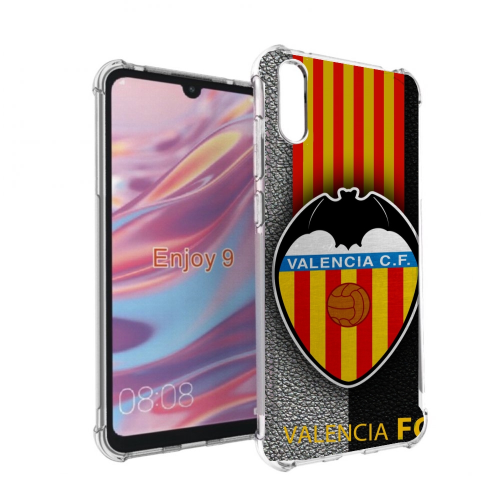 Чехол бампер MyPads фк валенсия мужской для Huawei Enjoy 9