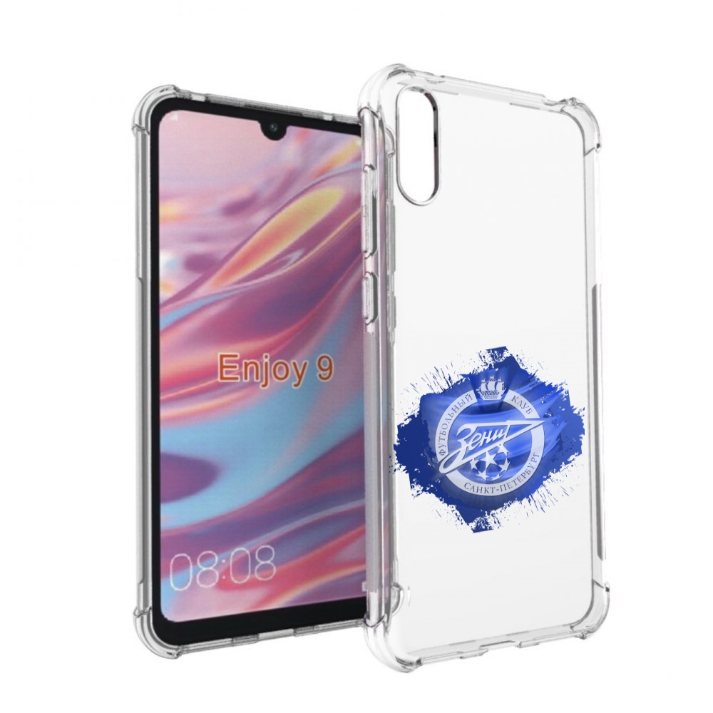 Чехол бампер MyPads фк зенит 1 мужской для Huawei Enjoy 9
