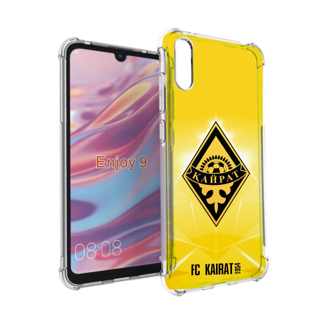 

Чехол бампер MyPads фк каират алматы для Huawei Enjoy 9, Прозрачный, Tocco