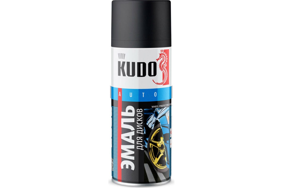

Эмаль для дисков KUDO черная матовая KU-5206
