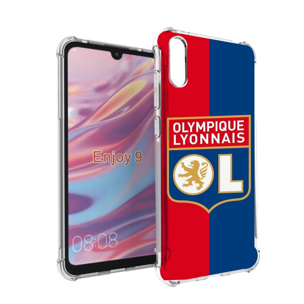 

Чехол бампер MyPads фк лион эмблема для Huawei Enjoy 9, Прозрачный, Tocco