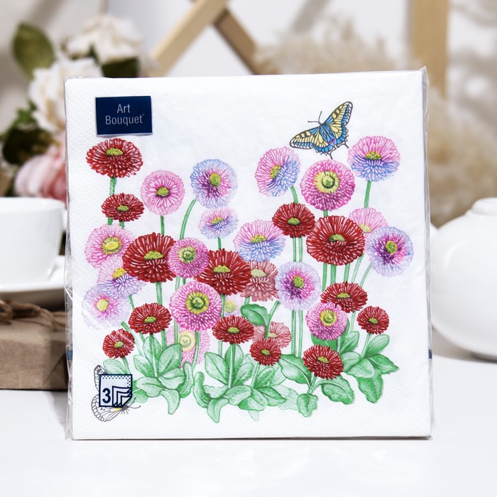 Салфетки бумажные Art Bouquet 