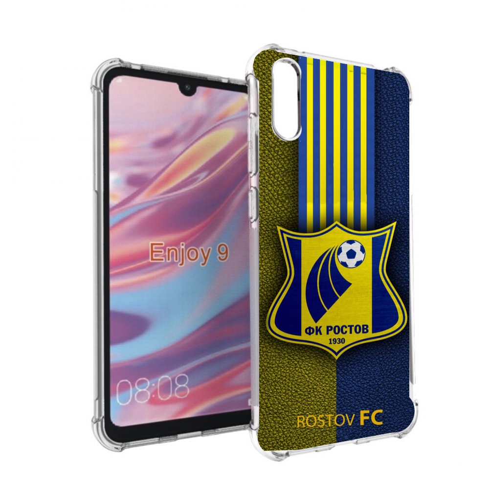 

Чехол бампер MyPads фк ростов мужской для Huawei Enjoy 9, Прозрачный, Tocco