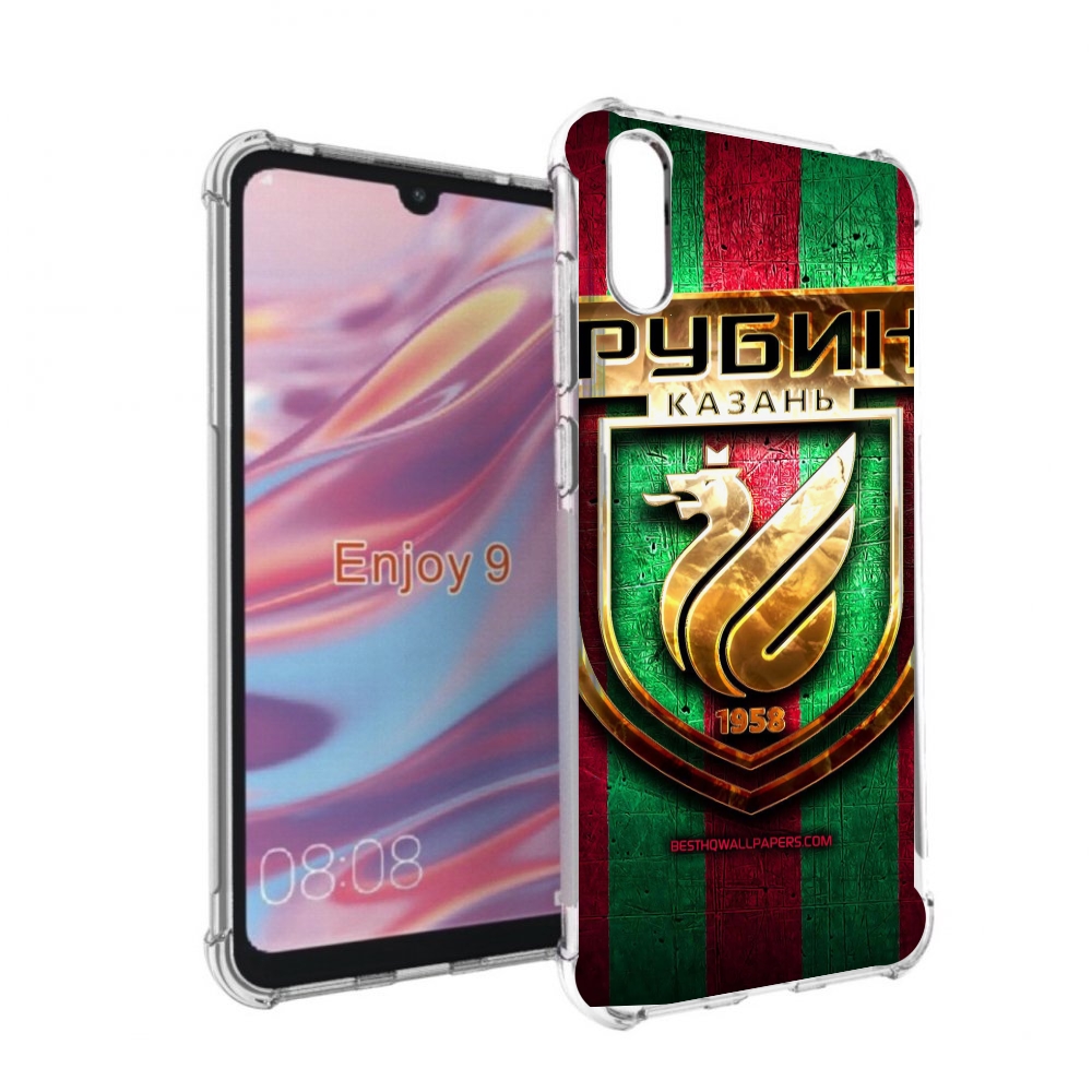 

Чехол бампер MyPads фк рубин казань для Huawei Enjoy 9, Прозрачный, Tocco