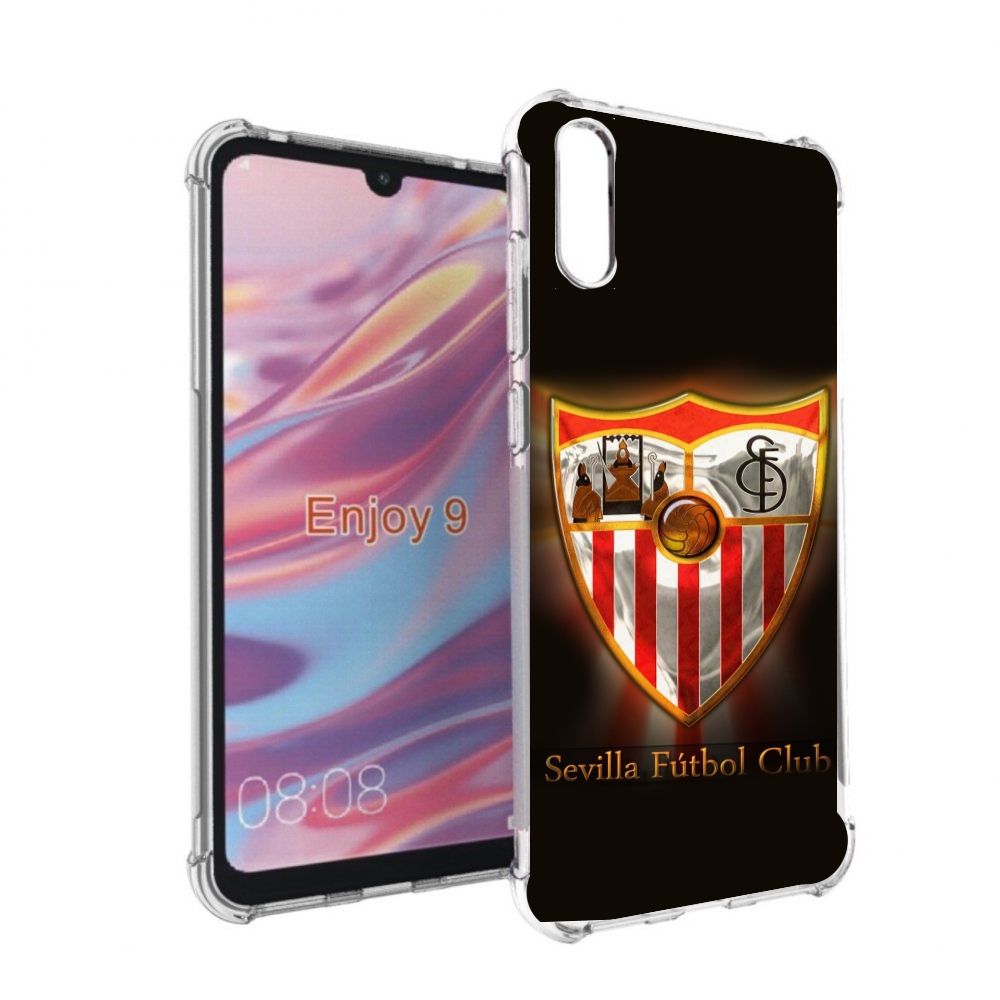 

Чехол бампер MyPads фк севилья испания мужской для Huawei Enjoy, Прозрачный, Tocco