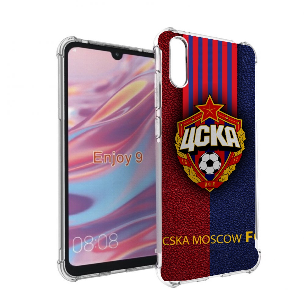 Чехол бампер MyPads фк цска для Huawei Enjoy 9