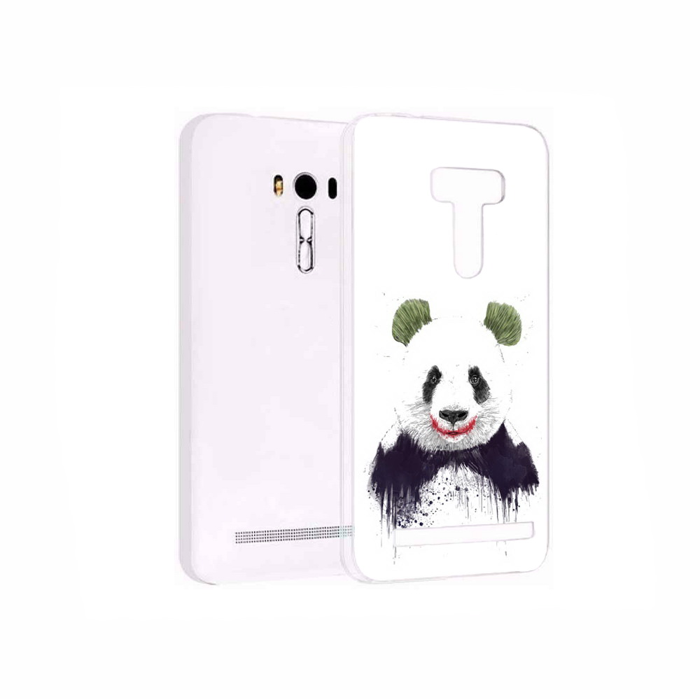 

Чехол MyPads Tocco для Asus ZenFone 2 Laser (ZE550KL) панда джокер, Прозрачный, Tocco