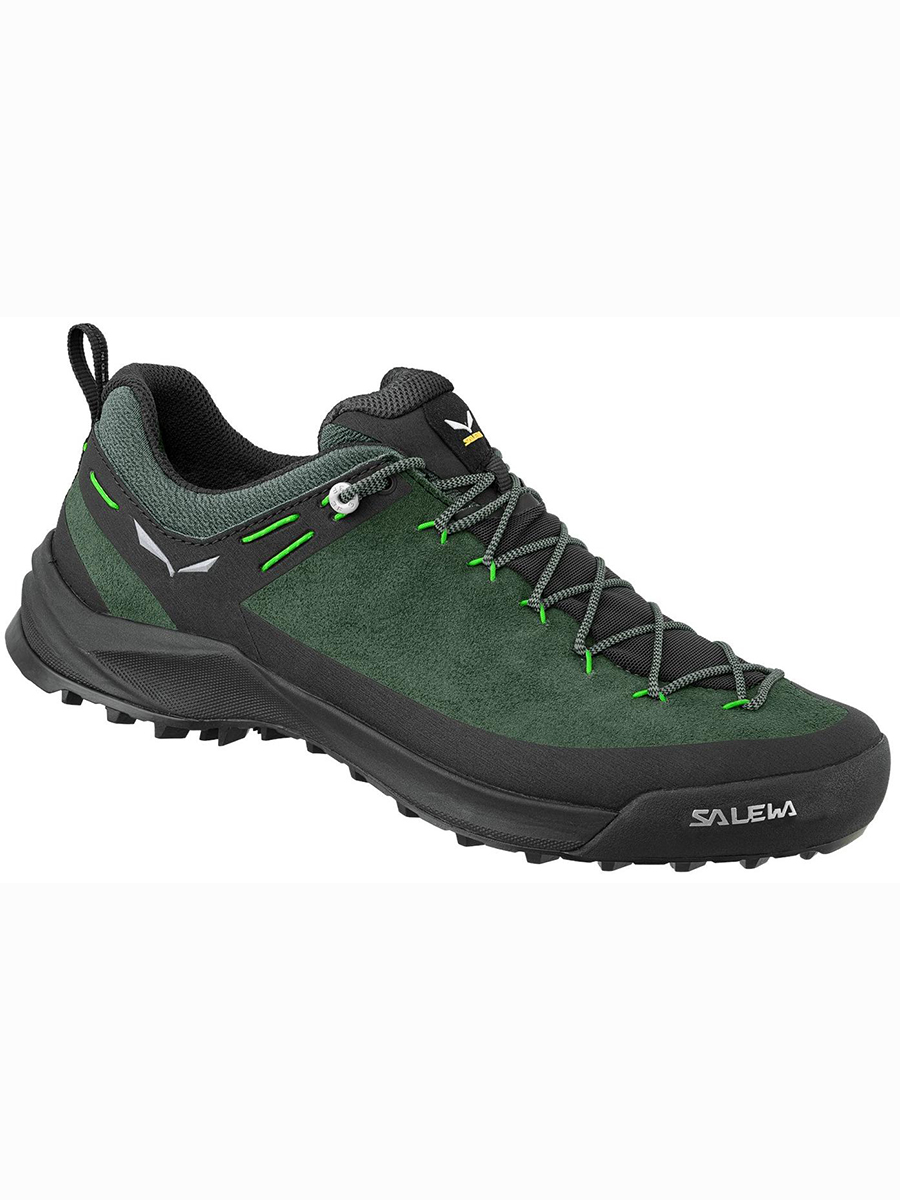 фото Кроссовки мужские salewa ms wildfire leather зеленые 11.5 uk