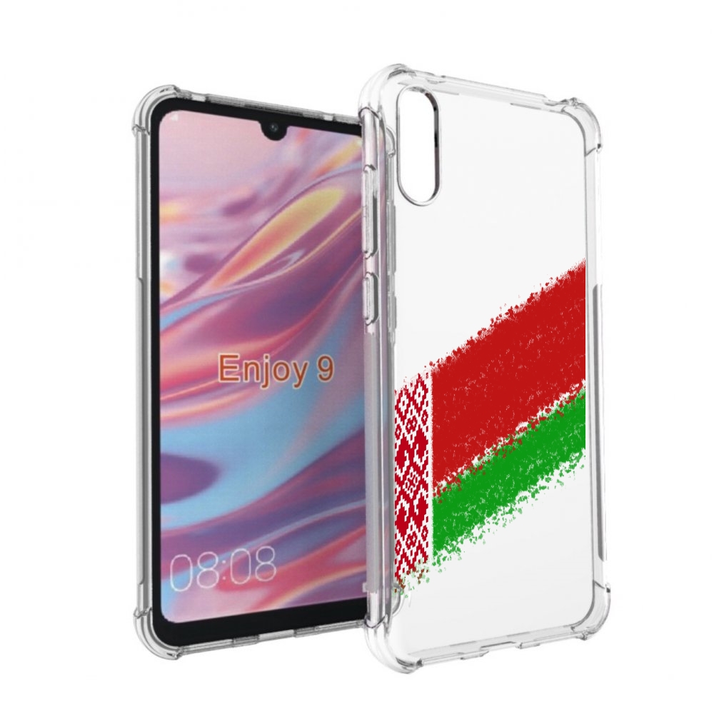 

Чехол бампер MyPads флаг Белорусии мужской для Huawei Enjoy 9, Прозрачный, Tocco