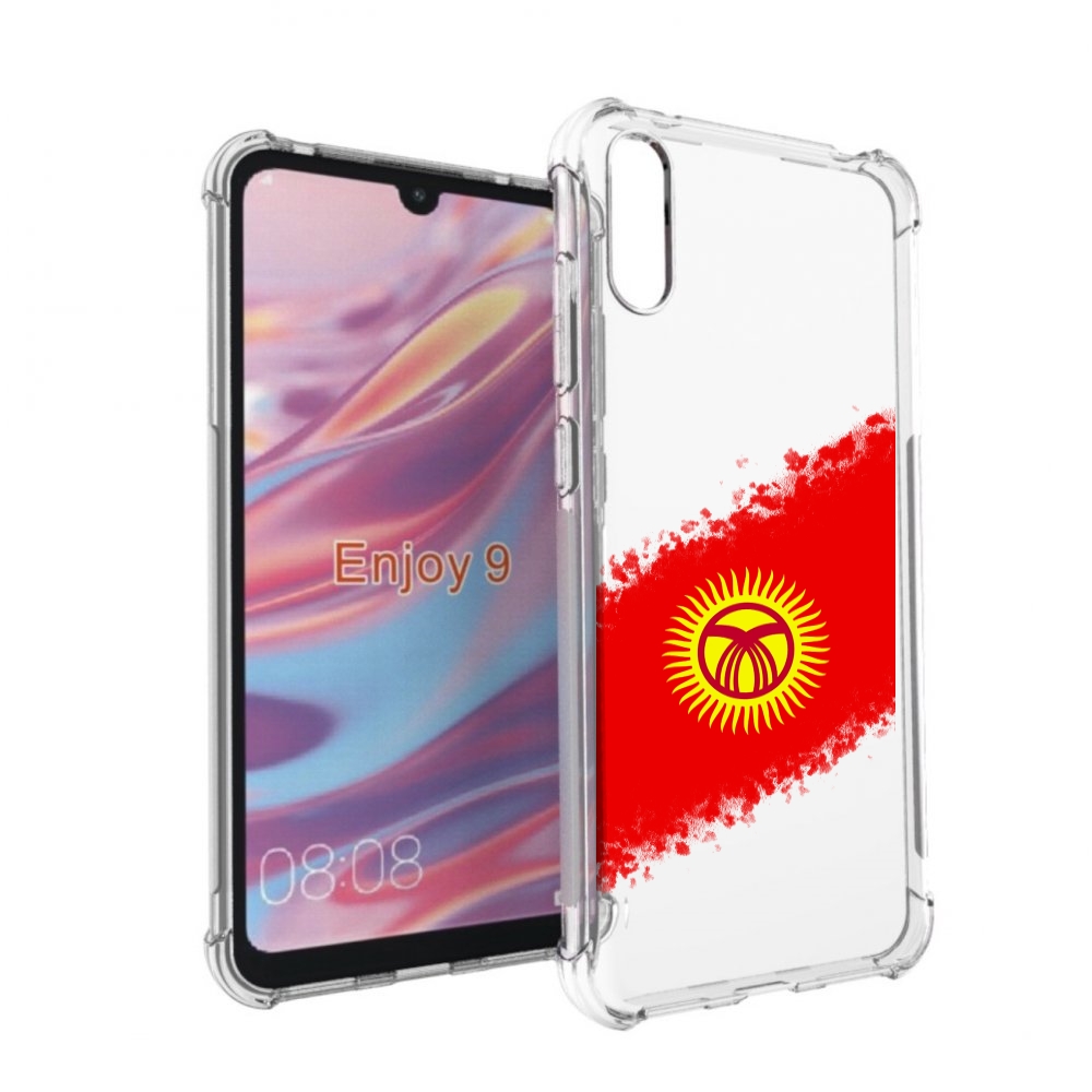 

Чехол бампер MyPads флаг Киргизии для Huawei Enjoy 9, Прозрачный, Tocco