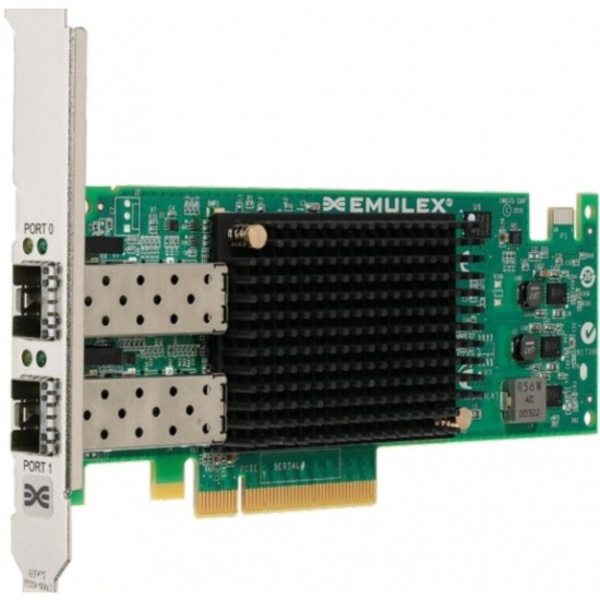 фото Контроллер lsi lpe16002b-m6 server acc card pcie 2p/hba lsi logic