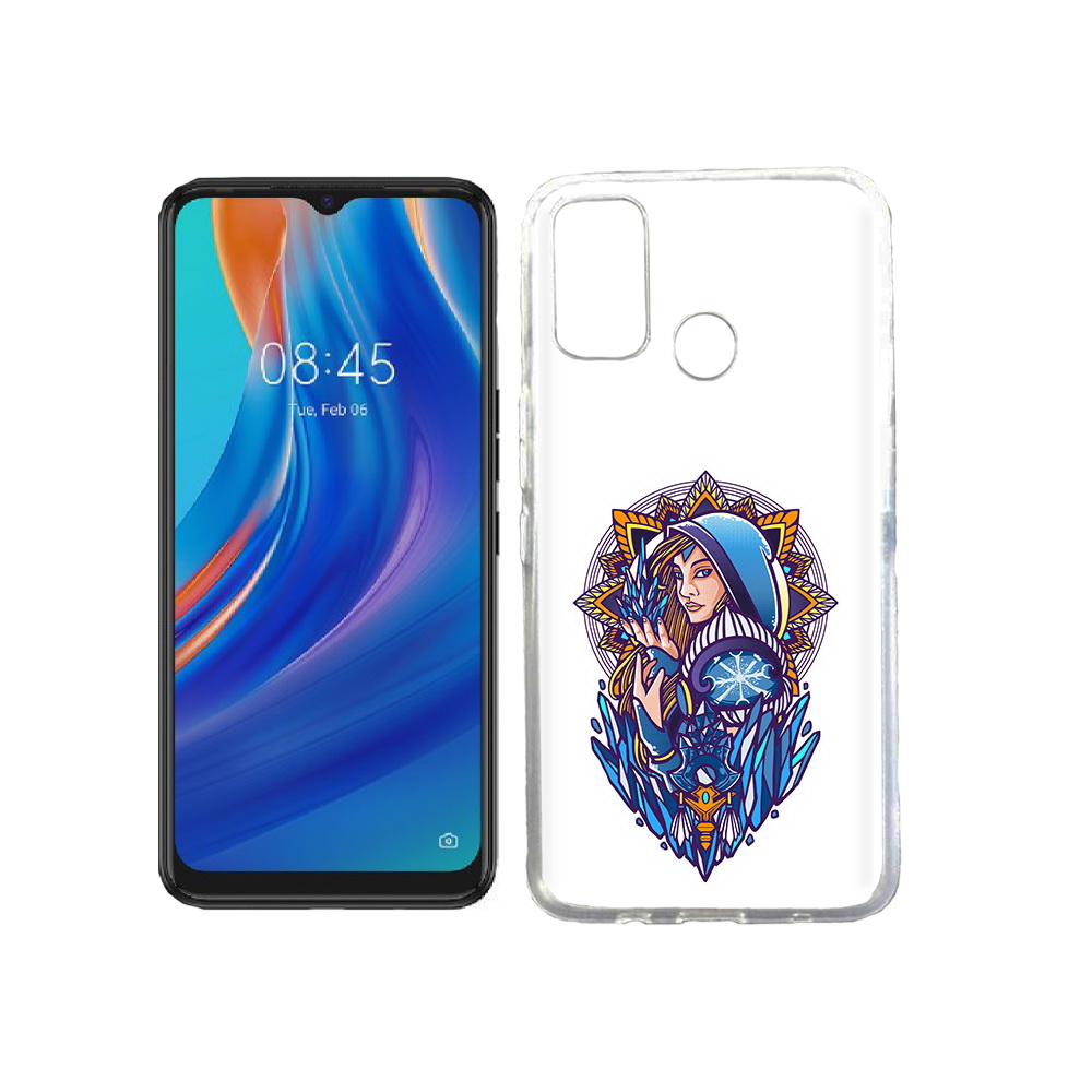 

Чехол MyPads Tocco для Tecno Spark 7T кристал мейден дота 2, Прозрачный, Tocco
