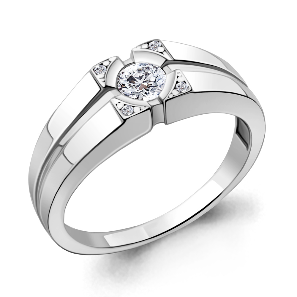 

Кольцо из серебра р.20,5 Aquamarine 68727А_925_р, 68727А_925_р
