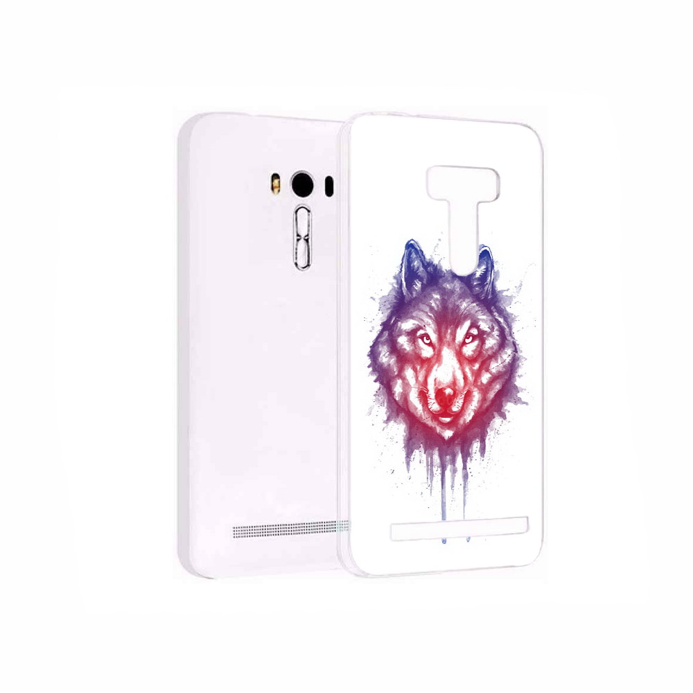 

Чехол MyPads Tocco для Asus ZenFone 2 Laser (ZE550KL) пушистый волк, Прозрачный, Tocco
