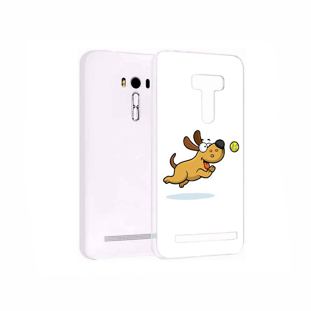 

Чехол MyPads Tocco для Asus ZenFone 2 Laser (ZE550KL) пёсик, Прозрачный, Tocco